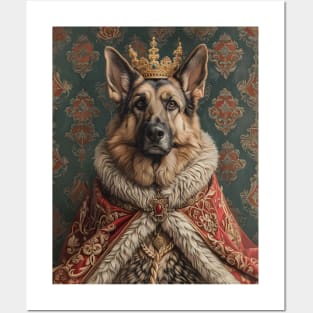 German Shepherd The King Posters and Art